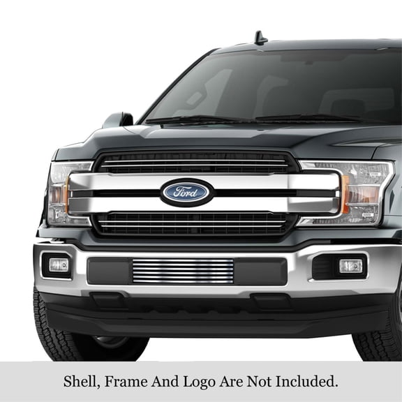 APS 2018-2020 Ford F-150 (drilling may be required for XL Stainless Steel Billet Grille 8x6 horizontal billet
