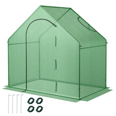 Barara King Portable Outdoor Warm House with PE Cover and Roll-up Zippered Door
