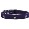 thumbnail image 2 of Mirage Pet Products Leather Star Dog Collar, Purple, L/XL, 2 of 3