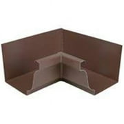2520119 Aluminum Inside Gutter Mitre - 5 In. Brown