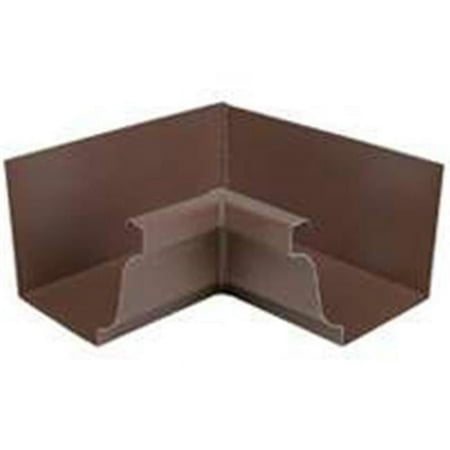 2520119 Aluminum Inside Gutter Mitre - 5 In. Brown