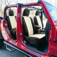 thumbnail image 2 of For 2020-2024 Jeep Gladiator FH Group Neoprene Waterproof Custom Fit Car Seat Covers - Full Set Beige, 2 of 5