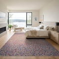 thumbnail image 3 of ODIKA 9'x12' Washable Area Rug Non-Shedding, Easy Care Confetti Pink Clusters Whimsical Stars Ombre Gradient Watercolor Large Flowing for Master Suite, California King, Under Bed, 3 of 7