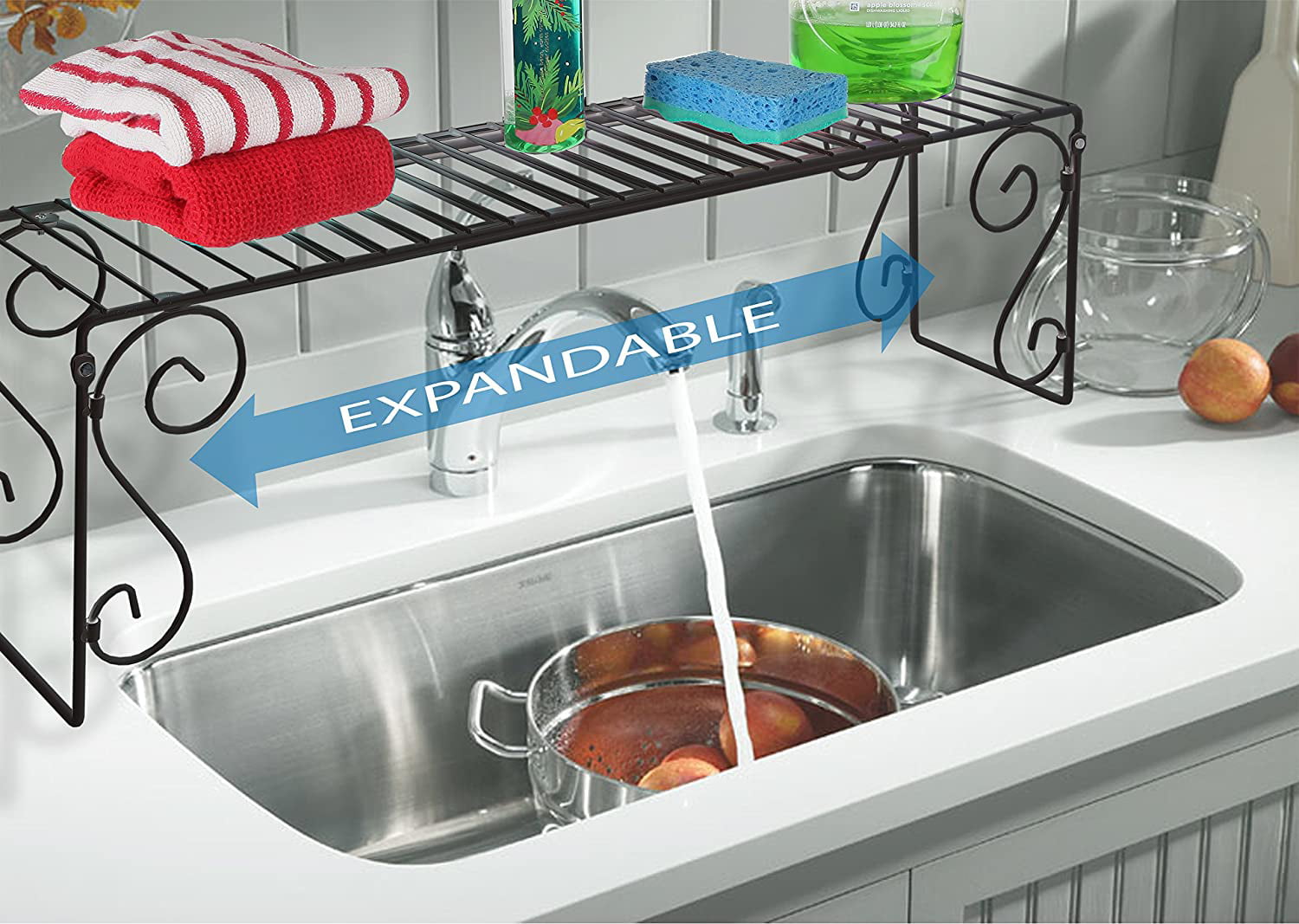 Carol Wright Gifts Expandable Over Sink Shelf