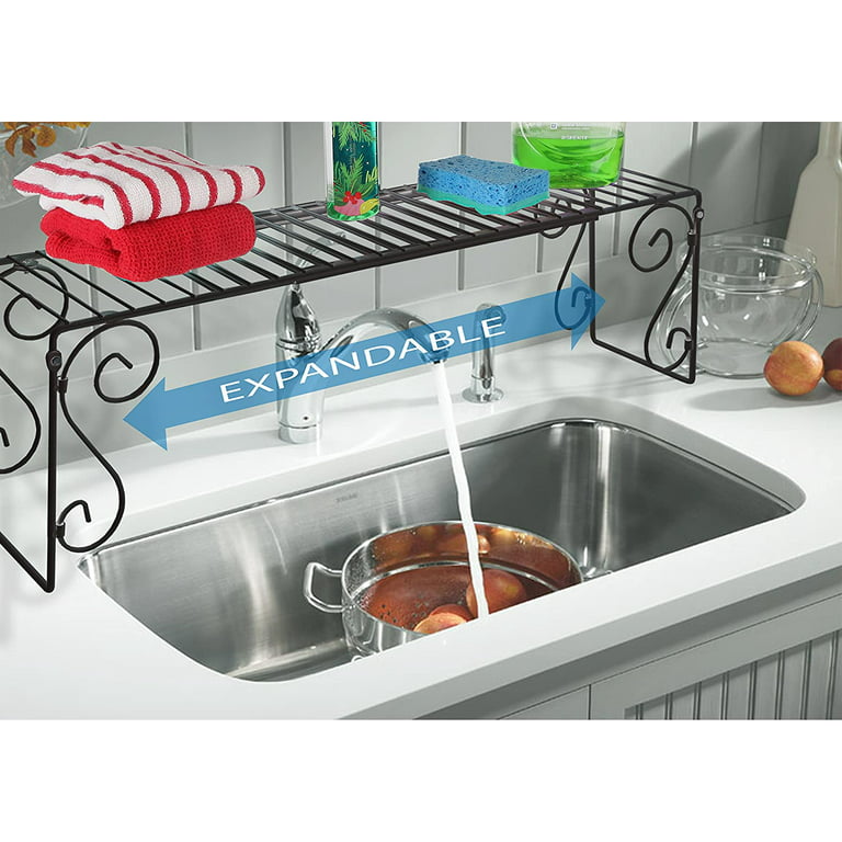 These Above-the-Sink Shelves Create Extra Kitchen Storage Out of