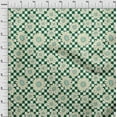 thumbnail image 3 of oneOone Viscose Chiffon Green Fabric Sunflower Floral Sewing Craft Projects Fabric Prints By Yard 42 Inch Wide, 3 of 4