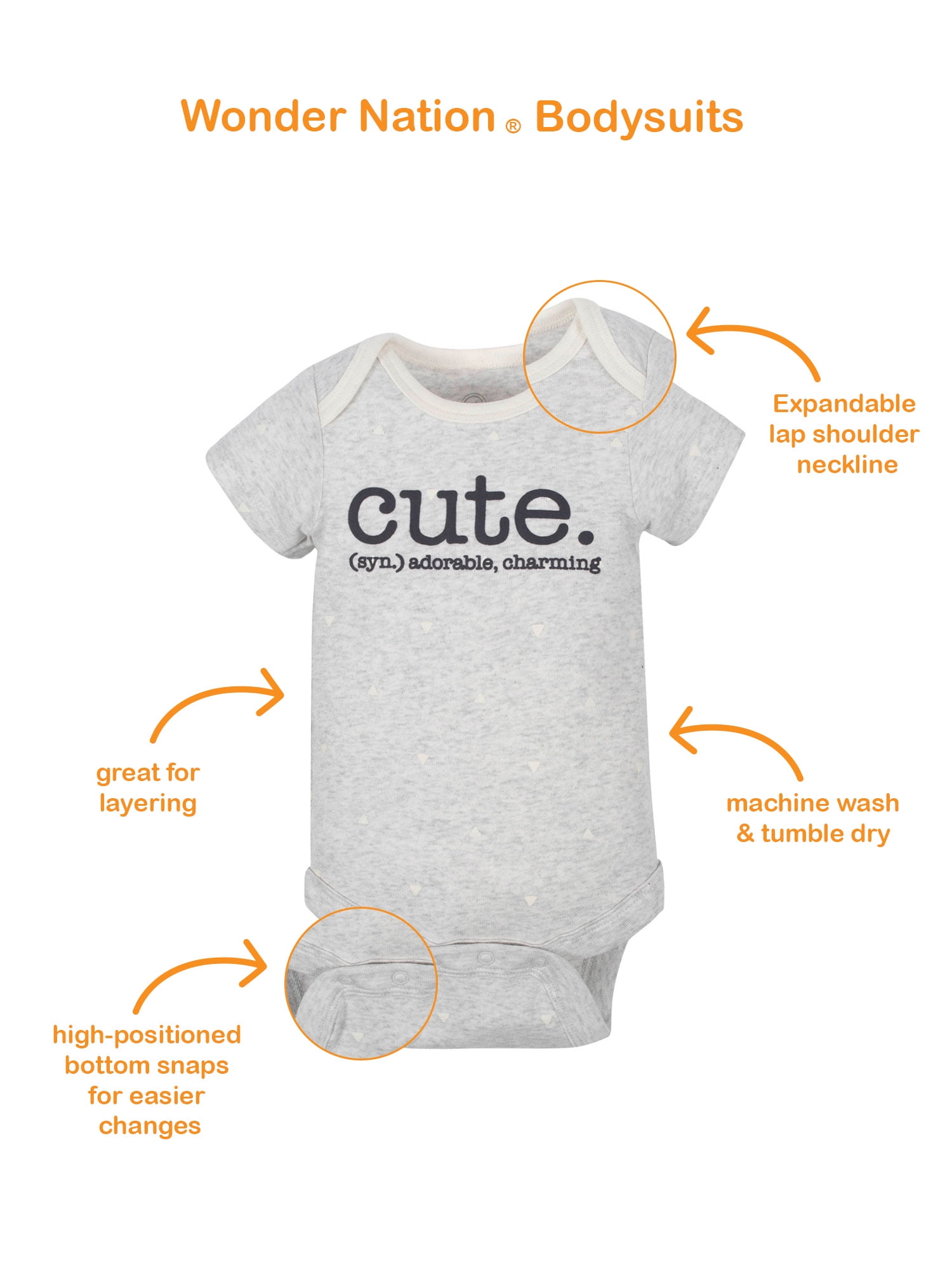 Wonder Nation Baby Boy Newborn Clothes Essentials Gift Set, 14-Piece