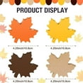 thumbnail image 3 of Autumn Themed Maple Leaf Fourpc Set, 4 Pieces Fall Tray Decor Fall Maple Table Wooden Sign Thanksgiving Maple Leaves Table Decoration for Staining Home Desk, 4 Pcs Maple Leaf Ornaments, 3 of 8