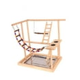 thumbnail image 3 of Soporte de juego para pájaros, parque de juegos para loros, perchas para loros, resistente con escalera, soporte para gimnasio de juegos para pájaros,, 3 of 9