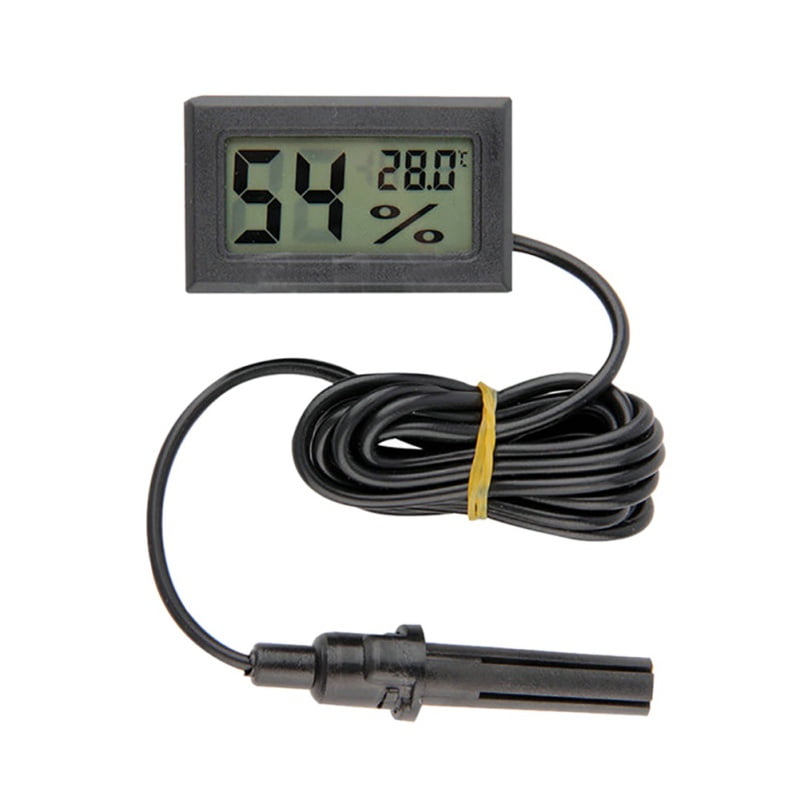 4 Pack Mini Small Digital Electronic Temperature Humidity Meters Gauge Indoor