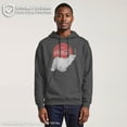 thumbnail image 2 of Women's Coca Cola Polar Bear Pull Over Hoodie Charcoal Heather 2X Large, 2 of 10
