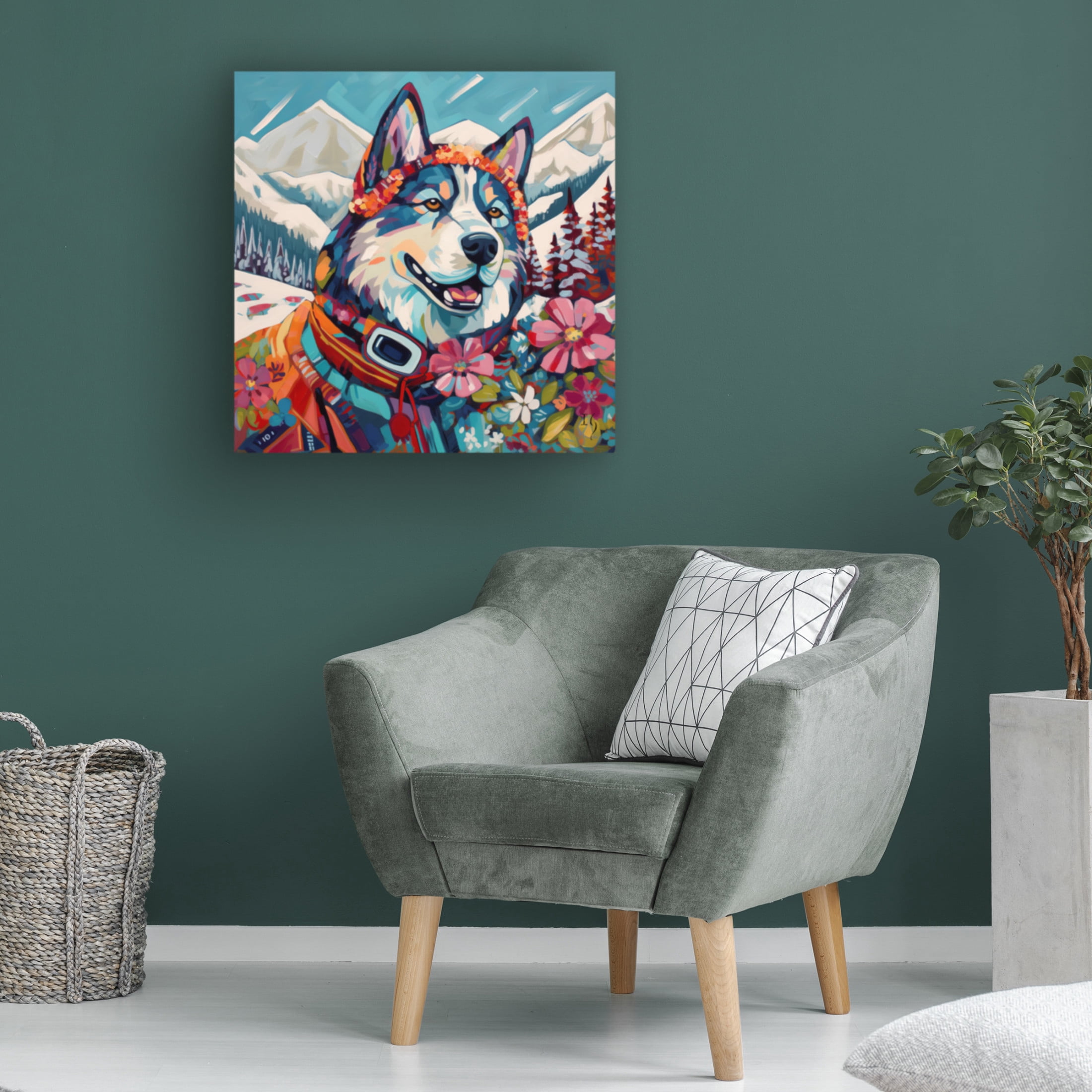 Canvas Wall Art - Ivan Guaderrama 'Dreams Await' Wall Art for Living Room, Bedroom, or Office Décor by Trademark Fine Art - 24 x 24 Inches