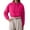 Hot Pink, variant on White Cropped Hoodies for Womens Causal Loose Fit Solid Pullover Sweatshirts Trendy Fall Drawstrings Long Sleeve V Neck Tops White XS