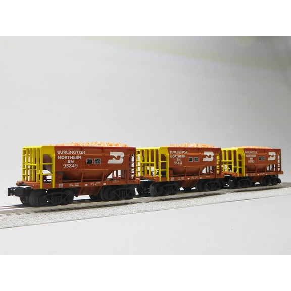 LIONEL BURLINGTON NORTHERN STANDARD O ORE CAR 6 PACK #2 O GAUGE 2243190