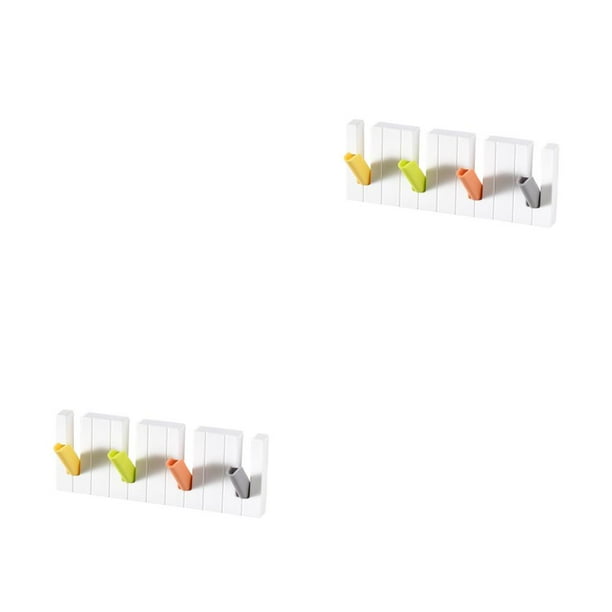 Advancent Colgador de pared, gancho de almacenamiento plegable, soporte de organización de toallas, puerta de la sala de estar, entrada trasera, Type1 NO1
