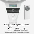 thumbnail image 4 of Vornado 6803DC Energy Smart Pedestal Air Circulator with Remote, Variable Speed Control, Adjustable Height, White, 4 of 6