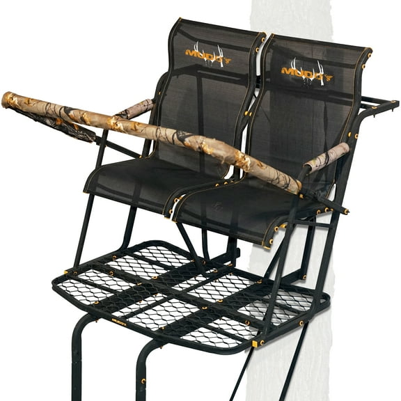 Muddy The Rebel 2.5, 17' Hunting Ladderstand, 2 Person Climbing Tree Stand