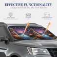thumbnail image 4 of Windshield Sun Shade, Magical Bees Twilight River Foldable Car Sun Shade Windshield for Front, 2 Pieces, 4 of 7