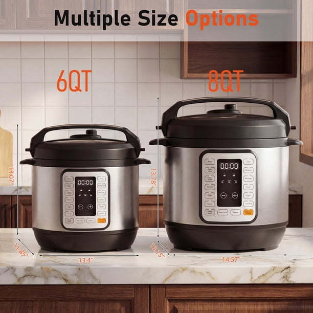 D&S Electric Pressure Cooker フルセット EDX 8-Qt Electric Cooker | Heavy-duty food - Walmart Business Supplies