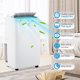 thumbnail image 2 of Aire Acondicionado Portátil 14000 BTU – Deshumidificador Integrado – Modo Sueño – Ventilador Oscilante – Temporizador 24H – Mando – Kit de Ventana – 70 m² – Blanco, 2 of 7