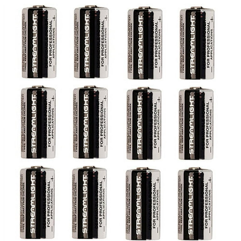 Streamlight 85179 CR123A Lithium Battery, Silver, One Size, Pack of 400