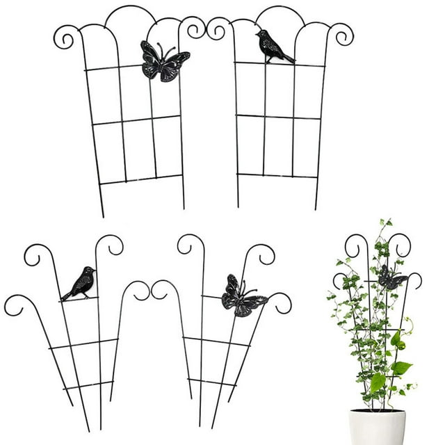 SPRING PARK Trellis for Potted Plants, Mini Garden Trellis for Climbing