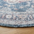 thumbnail image 3 of SAFAVIEH Classic Vintage Ramona Medallion Area Rug, Light Blue/Rust, 6' x 6' Round, 3 of 8