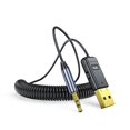 thumbnail image 2 of Seitruly Interior del coche Audio inalámbrico Adaptador compatible con Bluetooth Vehículo Transmisor USB Receptor Señal portátil Auto Teléfono y Comunicación, 2 of 6