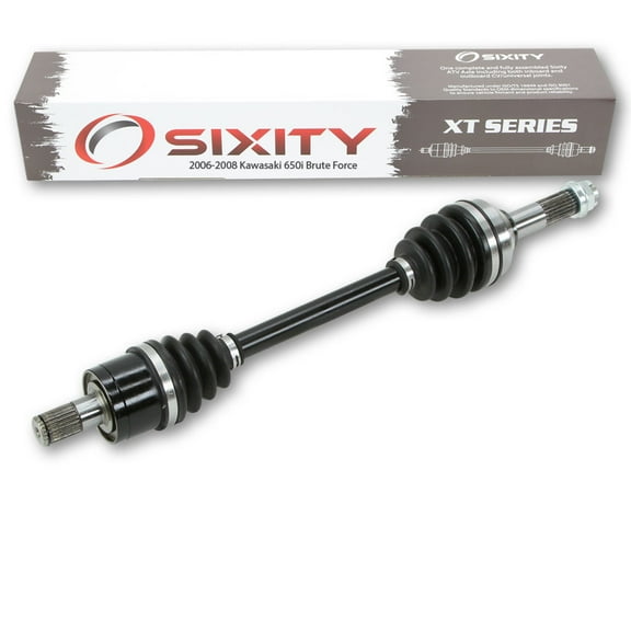 Sixity XT Rear Left Axle compatible with Kawasaki Brute Force 650i 2006-2008 - KVF650 4X4i