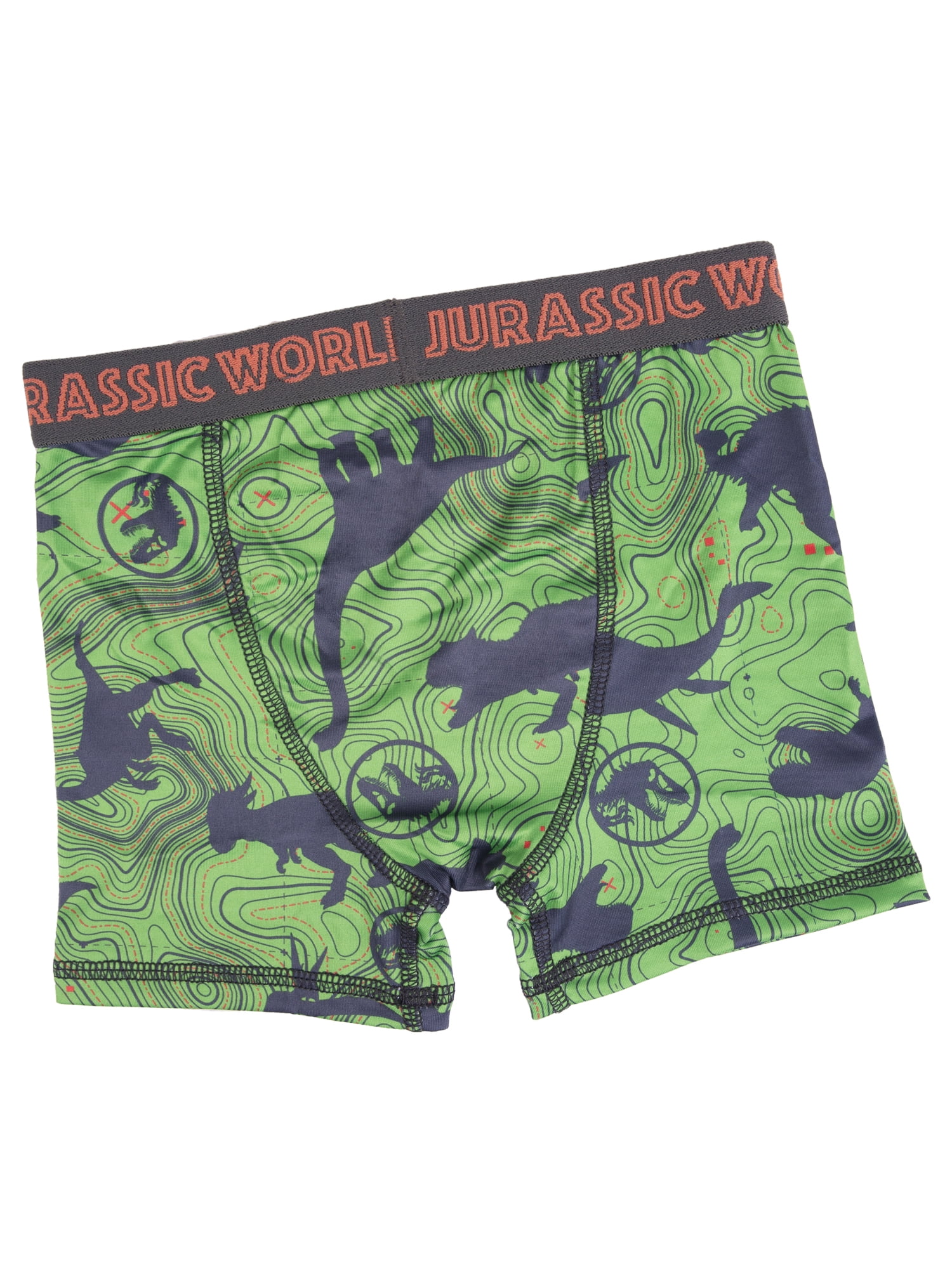 Universal Toddler Boys' 7-Pack Underwear Briefs, Jurassic World, 4t 