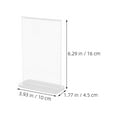 thumbnail image 2 of SEWCHICS 4Pcs Transparent Acrylic Display Stands for Tabletop Use in Restaurants, 2 of 8