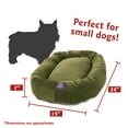 thumbnail image 3 of Majestic Pet Villa Velvet Bagel Pet Bed for Dogs, Calming Dog Bed Washable, Small, Fern, 3 of 5