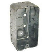 RACO 8660 Handy Box 1-Gang Steel Gray