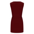 thumbnail image 4 of Birdeem Robes pour Femmes Robe d'Été Confortable Aguichant Mode Couleur Unie avec Poche Sans Manches, 4 of 10