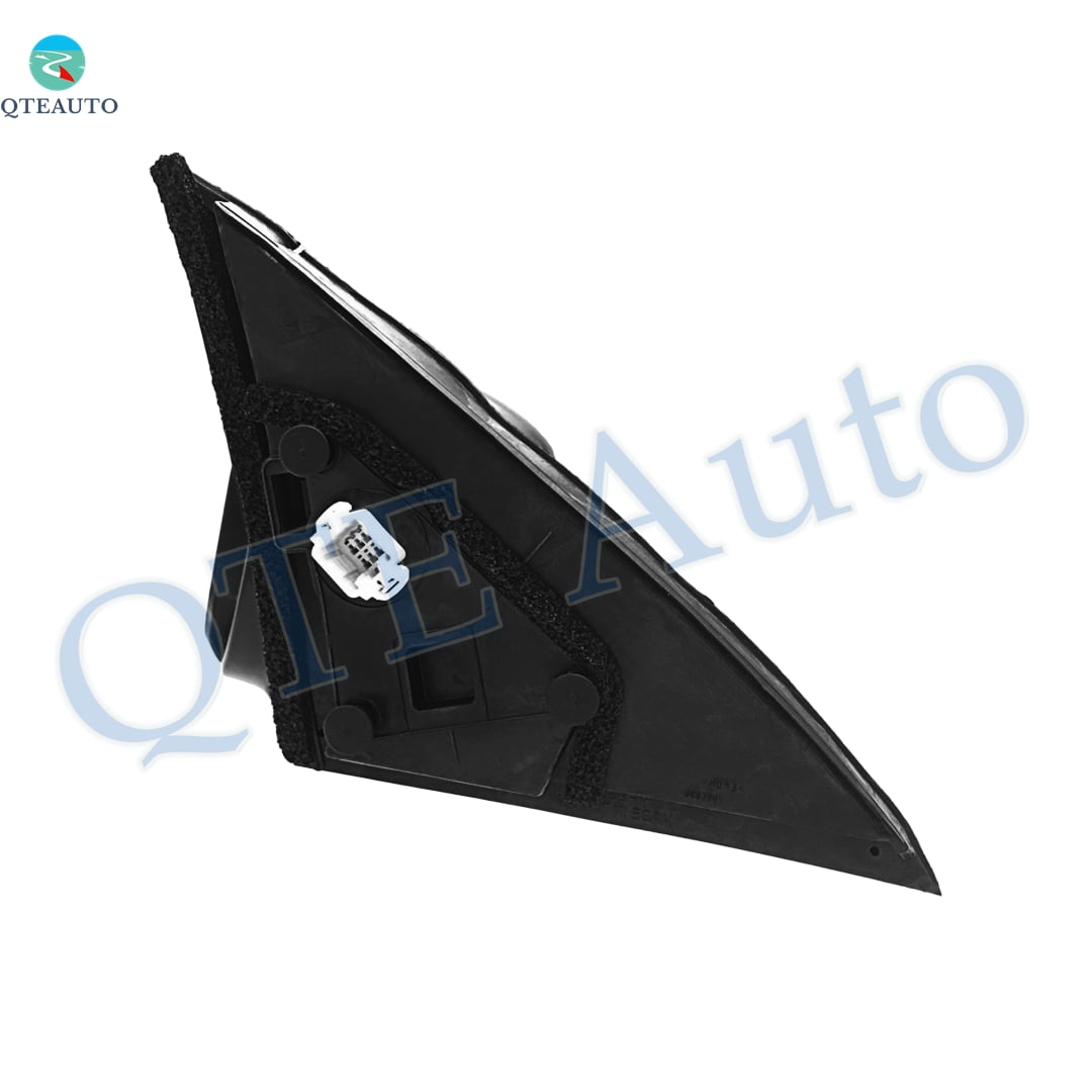 Left Driver Side Power Foldaway View Mirror Black Smooth For 2003-2007 Honda Accord