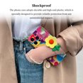thumbnail image 3 of Monstrate Funda de teléfono con flores y muñequera, funda de pintura al óleo de moda, carcasa de flores amarillas, reemplazo para 12 Relojes inteligentes 14promax, 3 of 6