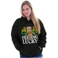 thumbnail image 3 of Betty Boop Saint Paddys Feeling Lucky Hoodie Sweatshirt Women Brisco Brands S, 3 of 5