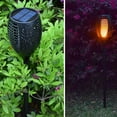 thumbnail image 2 of Cocobaby 2PACK Solar Torch Flame Dancing Light 12LED Flickering Flame Lamp Outdoor Garden, 2 of 16