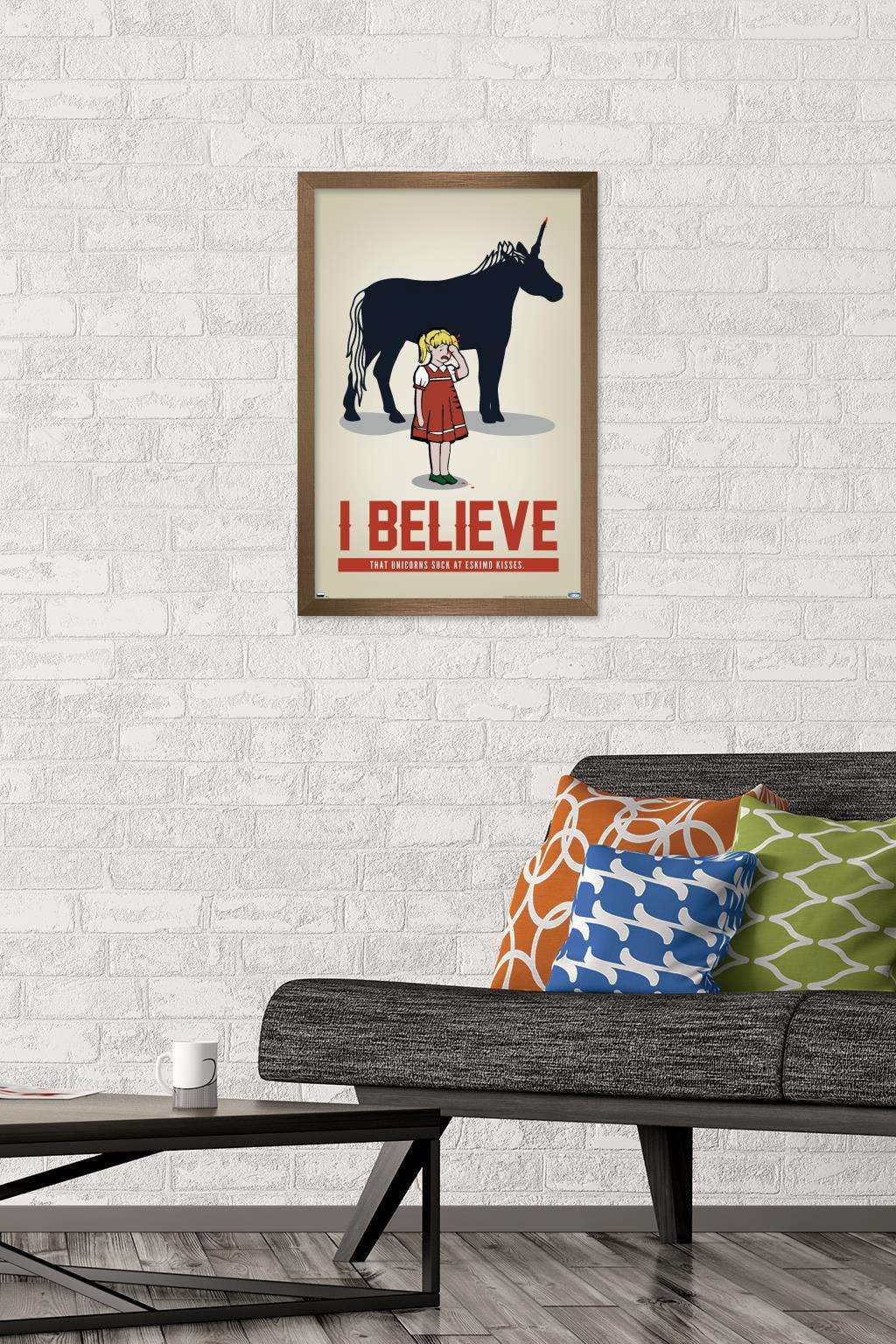 Eskimo Kisses Wall Poster, 14.725" x 22.375", Framed
