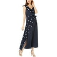 thumbnail image 2 of bar III Womens Dot Maxi A-line Dress, Blue, Small, 2 of 2