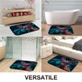 thumbnail image 2 of 1pc Deer with Berries and Leaves Absorbent Non-Slip Bathroom Thickened Flannel Rug Decor,Soft,Quick Drying,Suitable For Indoor/outdoor Use,Bathrooms,Bedrooms,Kitchens,Terrace,Laundry Rooms,16"x24", 2 of 9