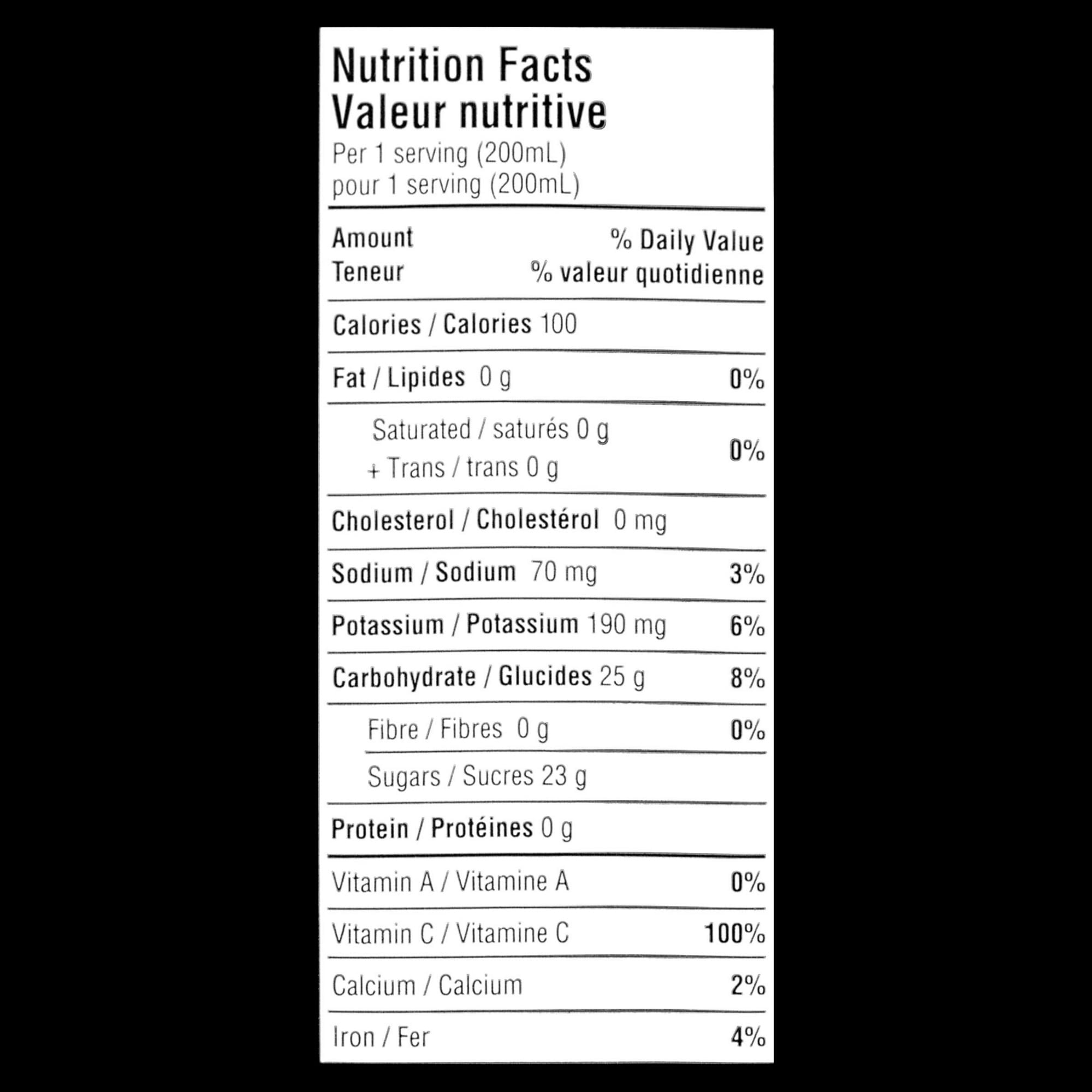 Jus de fruits mélangés 100 % Rubicon sans sucre ajouté à saveur de pomme et mangue