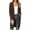 A Coffee, variant on Women's Long Cardigan Sweater Open Front Ribbed Knit Long Sleeve Duster with Front Pockets Casual Fall Winter Layering Outerwear