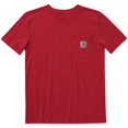 thumbnail image 1 of Carhartt T-Shirt à Manches Courtes pour Garçons, Tango Rouge Chiné, 7, 1 of 2