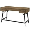 thumbnail image 3 of Modway Surplus Wood Grain and Metal Writing Office Desk With Storage Drawers In Walnut, 3 of 5