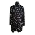 thumbnail image 4 of Abrigo estampado de Navidad para mujer de otoño e invierno, cárdigan de manga larga suelto, abrigo, Tops Fridja  po2657, 4 of 4