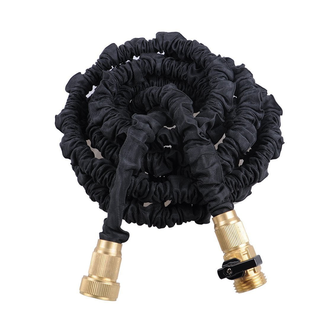 Felji 100 feet Expanding Garden Hose in Black with Solid Brass Fitting by Felji