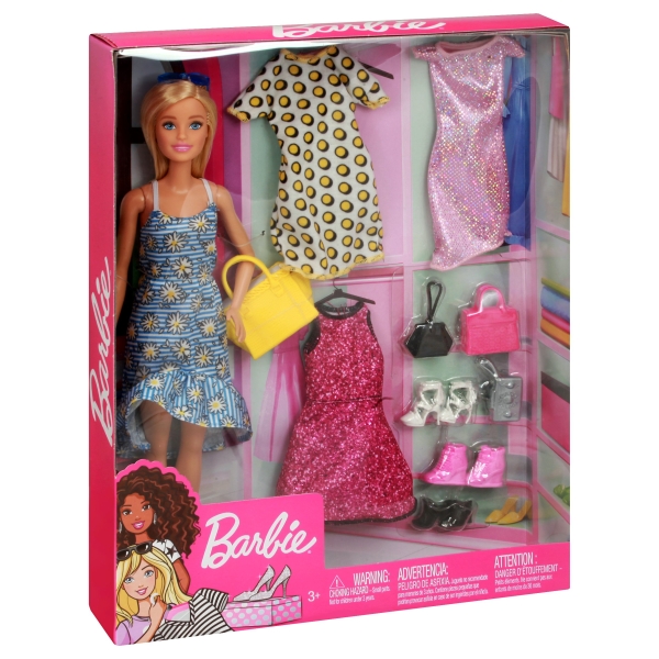 Mattel Barbie Party Fashions Doll Playset Walmart