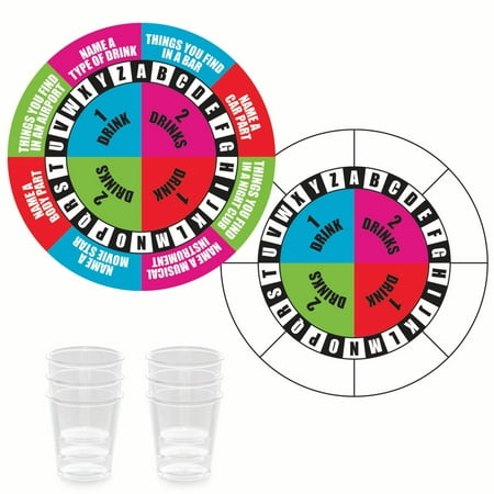 Way to Celebrate Drinking Spinner Game, for 8 (Best Way To Celebrate Your 21st Birthday)