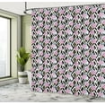 thumbnail image 5 of Ambesonne Botanical Shower Curtain, Grunge Blossoms Pattern, 69"Wx84"L, Multicolor, 5 of 5